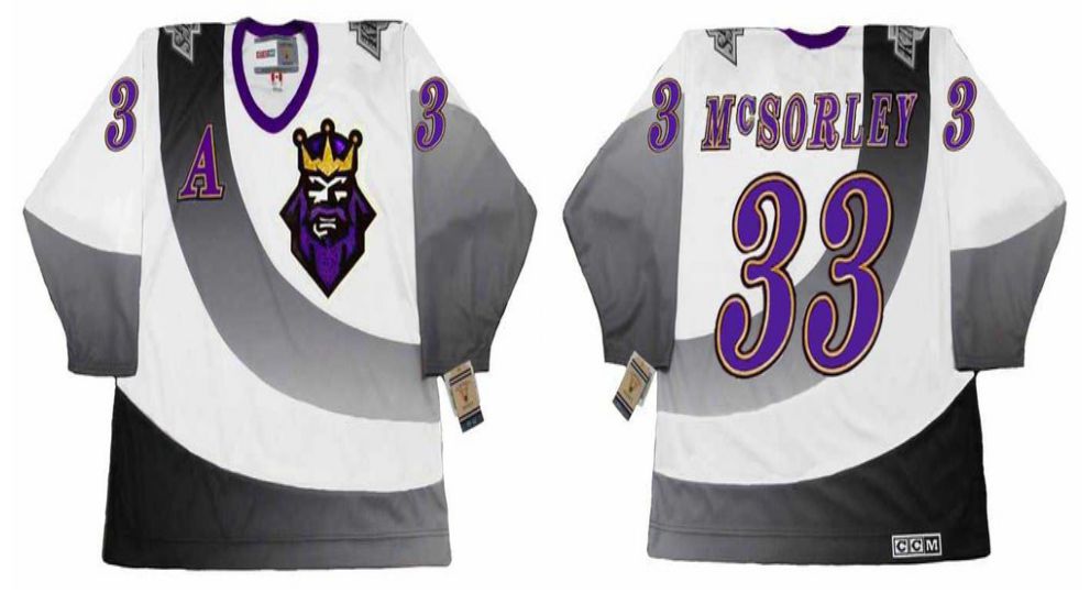 2019 Men Los Angeles Kings 33 Mcsorley White CCM NHL jerseys